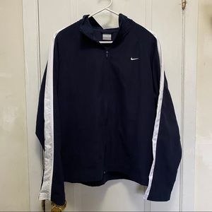 Navy blue Nike track jacket